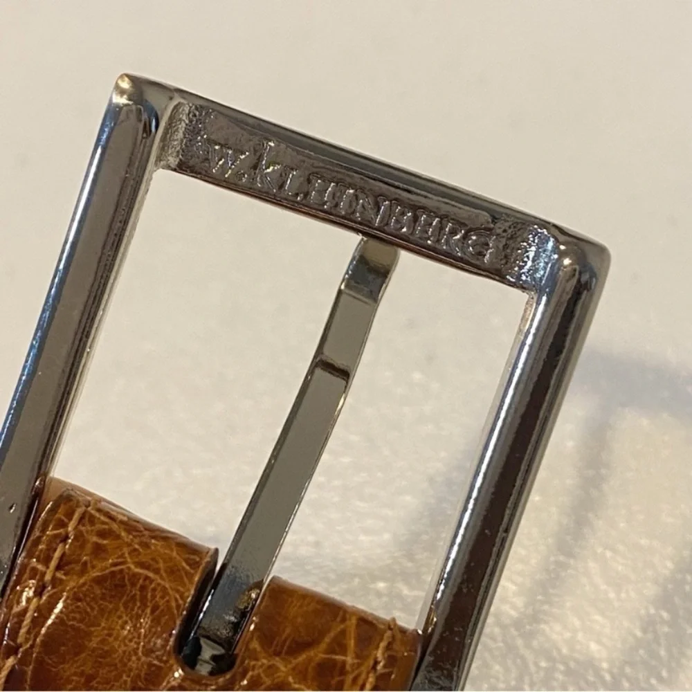 W. KLEINBERG Glazed Alligator Belt